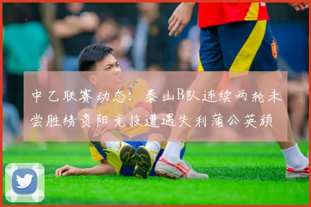 中乙联赛动态：泰山B队连续两轮未尝胜绩贵阳竞技遭遇失利蒲公英顽强战平